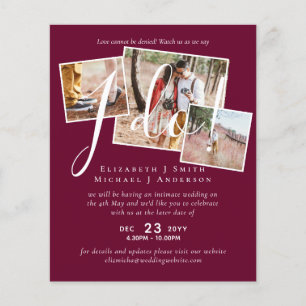 Papier Report mariage Changement de date Réception