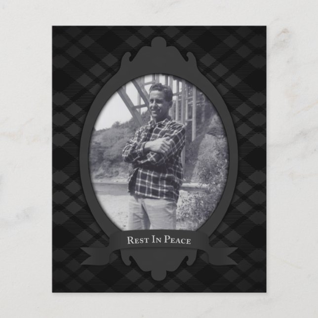 Papier repos dans le service funéraire de paix (Devant)