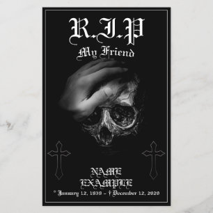 Papier Repose en paix, mon ami