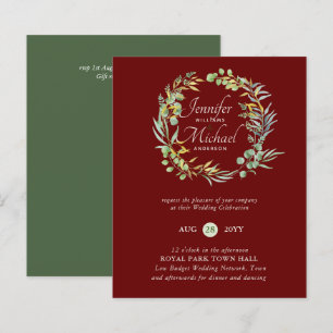 Papier Réseau de Mariage à Petit Budget BUDGET Couronne d