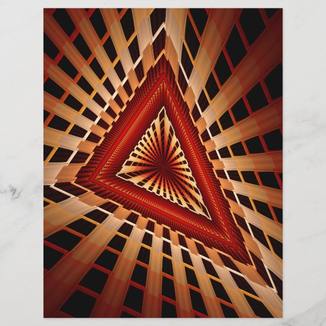 Papier Réseau d'Imaginaires 3D Conception graphique fract (Devant)