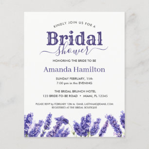 Papier Ressort rustique Fête des mariées de lavande flora