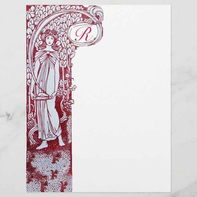 PAPIER RESTAURANT MONOGRAM (Devant)