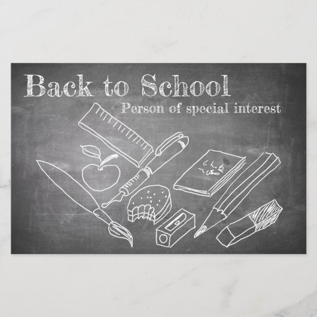 Papier Retour à l'école (Devant)