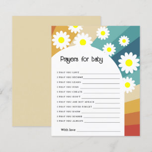 Papier Retro Super - Prières pour bébé