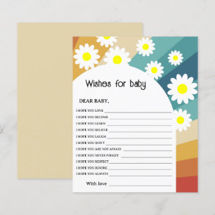 Papier Retro Super - Voeux pour bébé