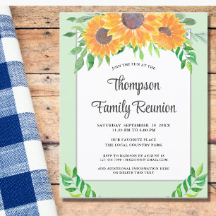 Papier Réunion de famille Budget Tournesols