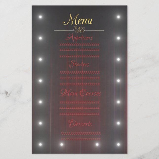 Papier Rideau de théâtre (Devant)