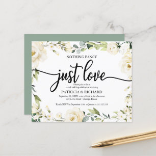 Papier Rien De Fancy Floral Faire-part de mariage bon mar