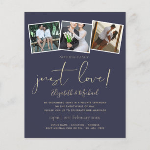 Papier Rien De Fancy Just Love Elopement Faire-part