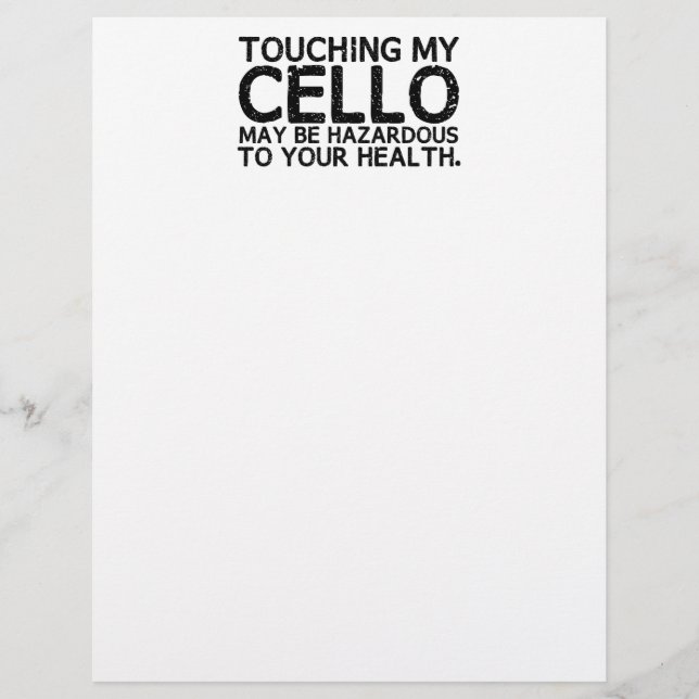 Papier Risque de cello (Devant)