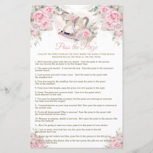 Papier Rocking Horse Pink Pampas Baby Pass Jeu du Prix