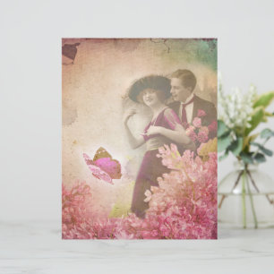 Papier Romance florale vintage