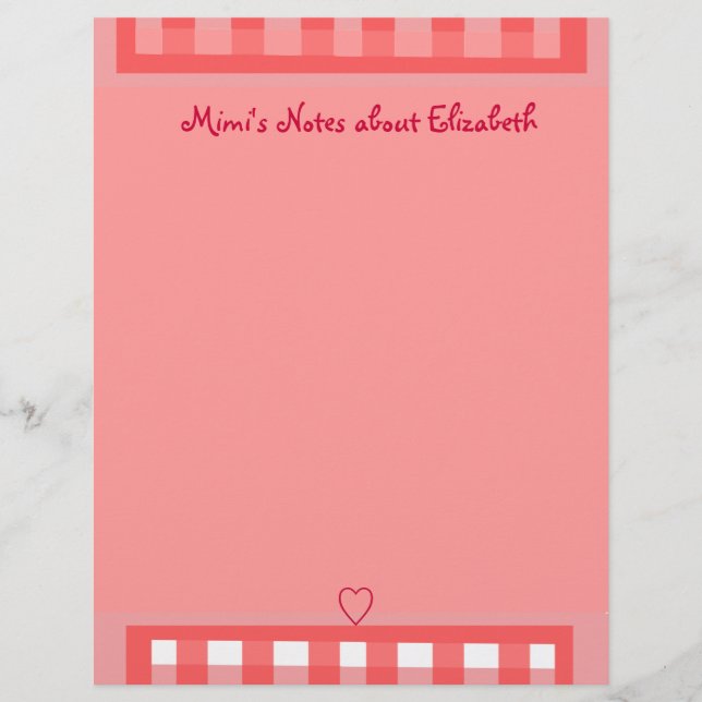 Papier rose (Devant)