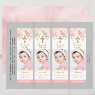 Papier Rose Garden Girl Baptism Signet photo