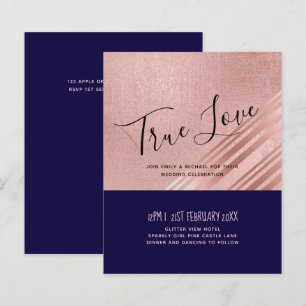 Papier Rose Gold Marine Parties scintillant bleue Foil L