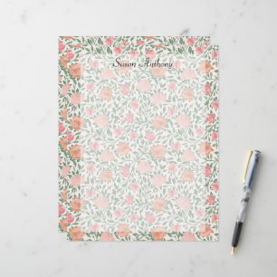 Papier Rose vintage Parfait Rose & Peach