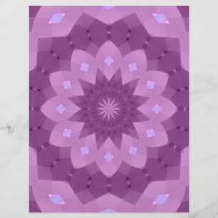 Papier Rosette Violet et Rose