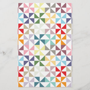 Papier Roue géométrique colorée