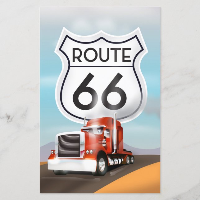 Papier Route 66 (Devant)