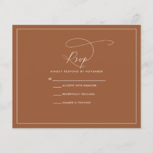 Papier RSVP en terre cuite