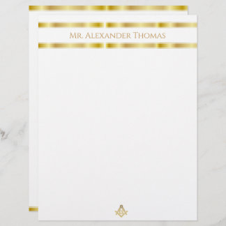 Papier Ruée d'or masonique