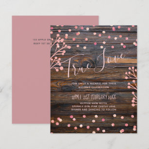 Papier Russe ROSE OR Mariage rose Bois Budget