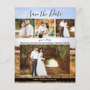 Papier Rustic Country Field Mariage Photo Enregistrer la