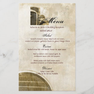 Papier Rustic Truck Western Country Mariage