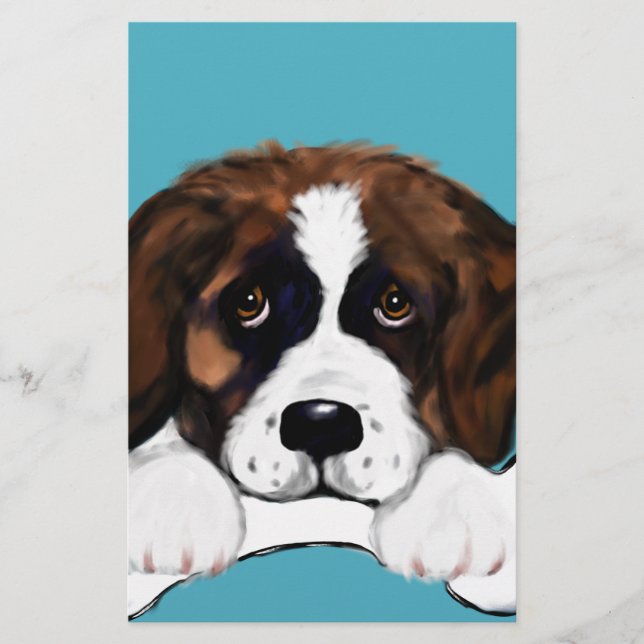 Papier Saint Bernard (Devant)