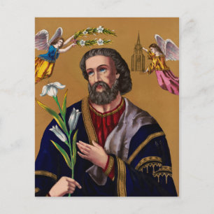 Papier Saint Joseph Guardian de la Sainte Famille