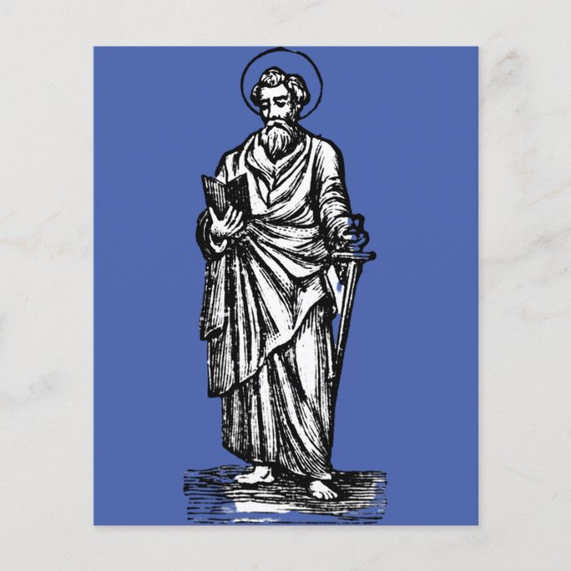 Papier Saint Paul Apôtre aux païens (Devant)