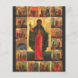 Papier Sainte Anastasia la Délivrance Art Byzantin