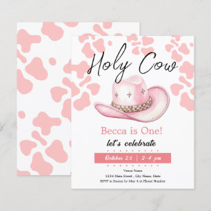 Papier Sainte vache 1ère Casquette fille fille anniversai