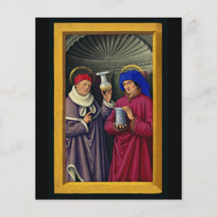 Papier Saints Côme et Damien par Jean Bourdichon