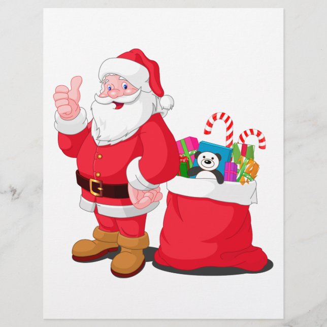 Papier Santa Claus (Devant)