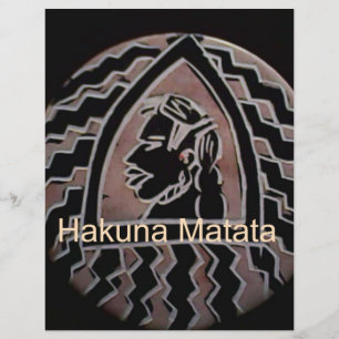 Papier Saveur Hakuna Matata Bongo.