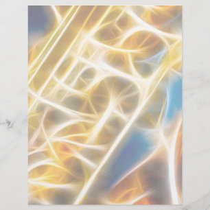 Papier Saxophone fractal