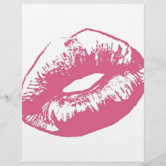 Papier Scellé avec un baiser