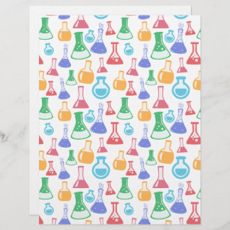 Papier Science / Chimie Motif Cardstock