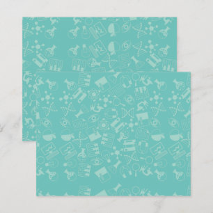 Papier Science Icons Notes de post-it Motif