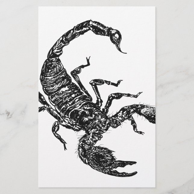 Papier Scorpion (Devant)