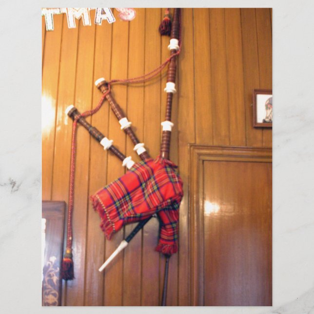 Papier Scottish Bagpipe : Mélodie de la tradition des Hig (Devant)