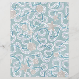 Papier scrapbook nautique moderne