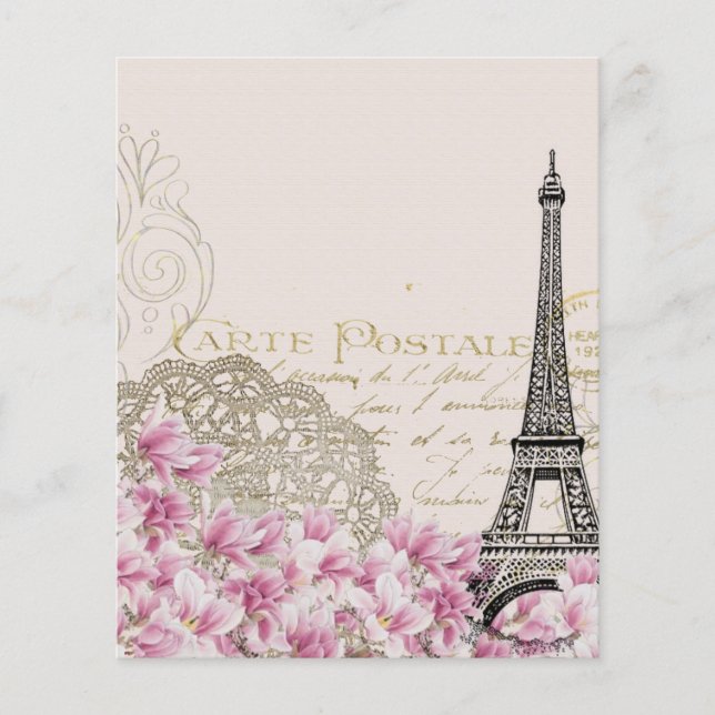 papier scrapbook pour voyage à Paris (Devant)