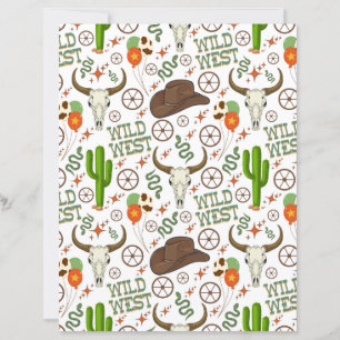 Papier scrapbooking de Far West