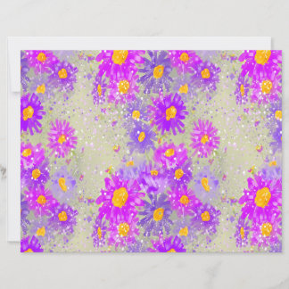 Papier scrapbooking de fleurs de marguerite floral