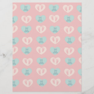 Papier scrapbooking motif bébé