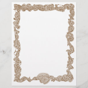 Papier Scribbleprints en-tête - Brown