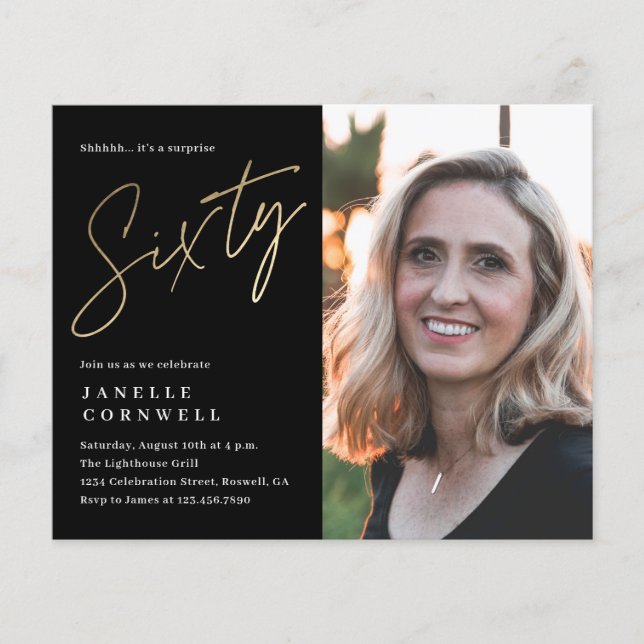 Papier Script Budget Black Gold 60e (Devant)